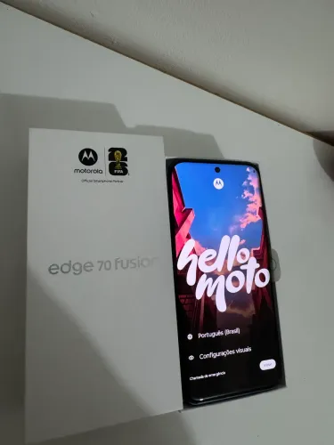 Vendo Moto Edge 70 Fusion aberto só pra conferir 