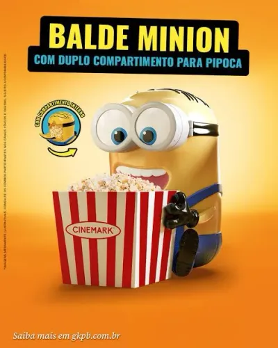 Balde Minions Cinemark