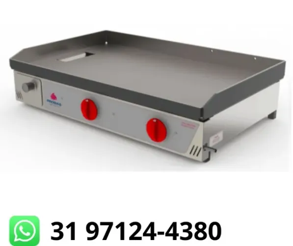 Chapa de Lanches 80CM 2 Queimadores Progas