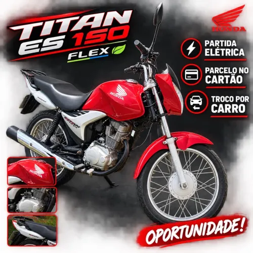 Titan 150 ES partida elétrica