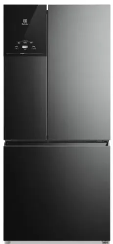 Geladeira Electrolux Frost Free Inverter 596L AutoSense 3 Portas Cor Black Inox Look