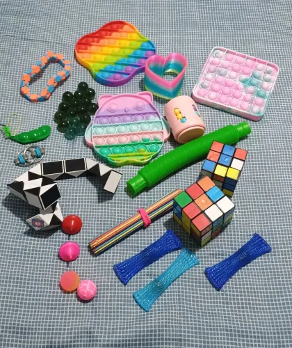 Brinquedos fidget toys - 19 peças