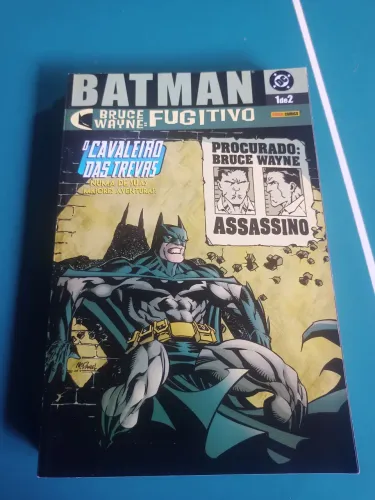 Batman Bruce Wayne fugitivo 1 e 2 em bom estado