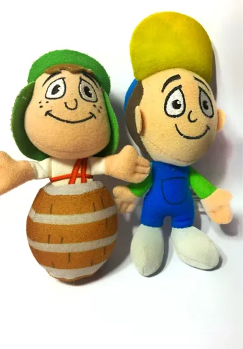 Lote 2 Pelúcias Chaves e Godínez - McLanche Feliz 2011