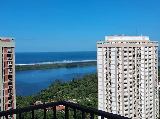 More com vista para o mar em um dos melhores condomínios da Barra da Tijuca : Novo Leblon!