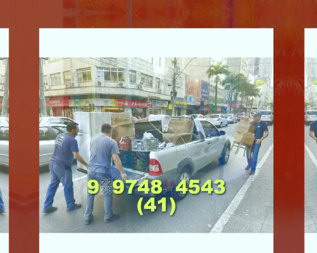 Frete! Transporte de cargas + mudança segura, rapidez e confiança!