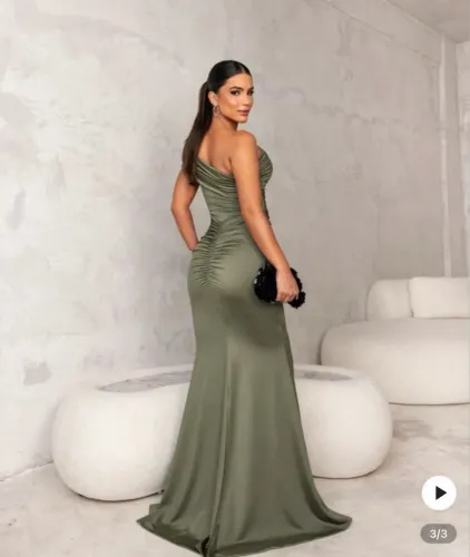 Vestido de festa madrinha longo 