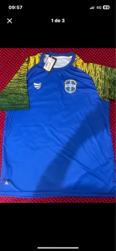 Camisa do Brasil azul original super bola