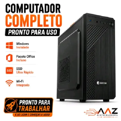  Computador Intel I5 3470 SSD Ultra Rápido 8GB RAM Windows + Office Instalado