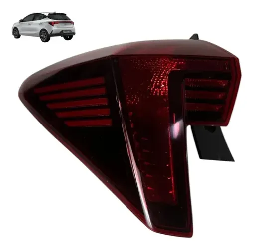 Lanterna Hb20 Hatch 2023 2024 2025 2026 Esquerda Original Esquerdo/motorista Vermelho