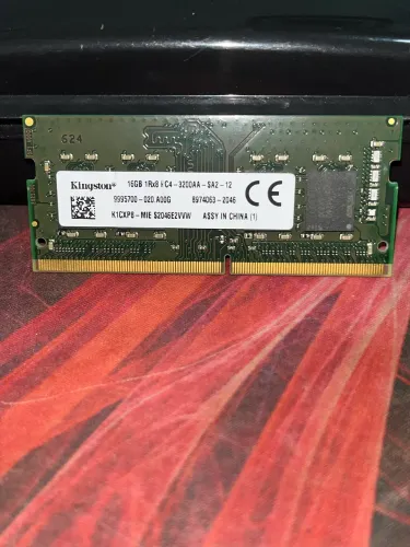 Memória ram notebook DDR4 16GB, 3200mhz