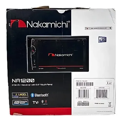 Central Multimídia Nakamichi NA1200 Bluetooth 2 Din AV Receiver