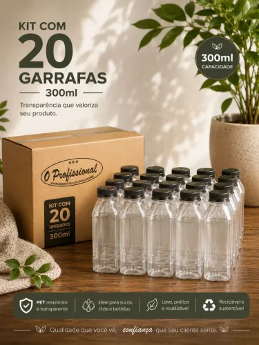 Kit 20 Garrafas Plástico Para Negócios Preços A Negociar