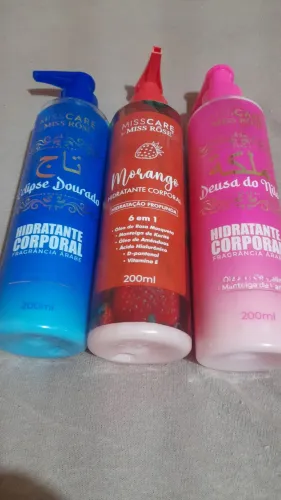 Kit hidratante corporal.