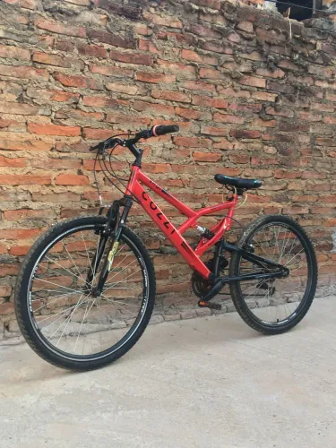 Colli Bike GPS Aro 26 Full Suspension 3x7 21 Marchas Freios V-Brake ( Dupla Suspensão )