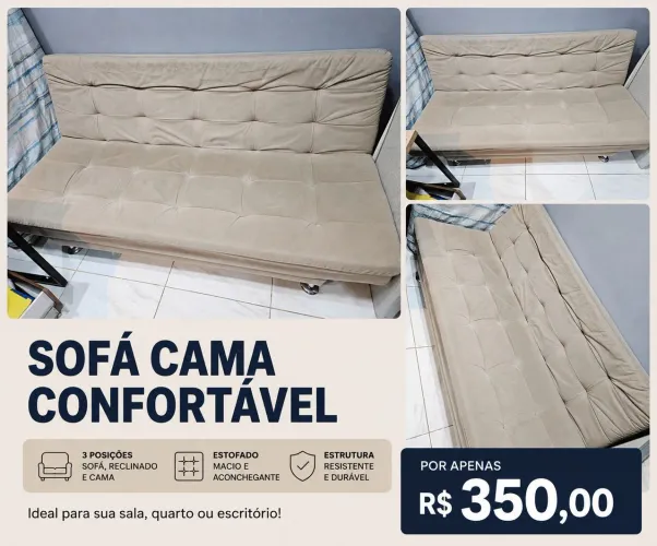Vendo Sofá Cama usado