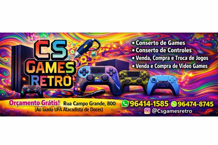 Conserto de controle e vídeo games 