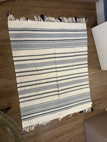 Tapete Decorativo Estilo Boho com Franjas