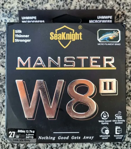 Linha De Pesca Multifilamento 8 Fios Seaknight 8x 500m Verde