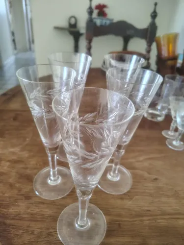 Conjunto de Copos de cristal