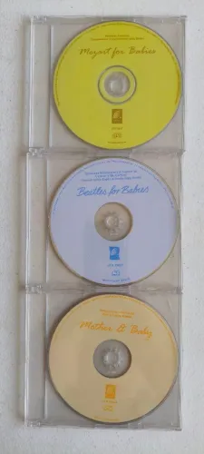 Lote 3 CDs Infantis / Relaxamento - Mozart, Beatles e Mother & Baby