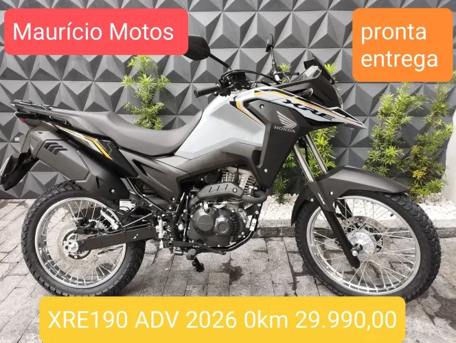 Honda XRE190 ADV 0km 2026 pronta entrega