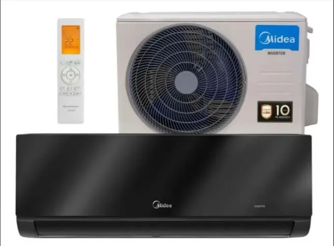 Ar Midea 12 mil BTUs ecomaster black