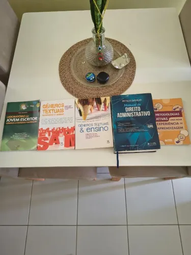 kit 5 livros para concurso (estudos)