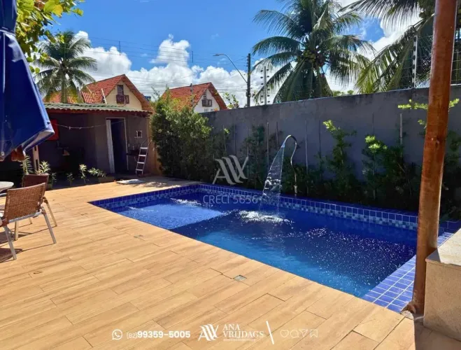 Mini Resort no Barra Mar com 5/4 (Barra São Miguel). Piscina, jacuzzi, campo de areia.