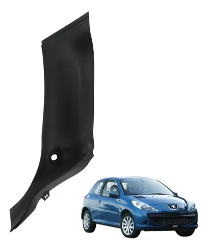 Moldura Acabamento Lateral Pe Passageiro Peugeot 207 2011