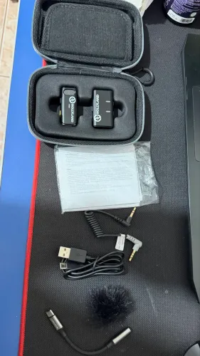 Sistema de Microfone Sem Fio Hollyland Lark M1 Solo P2 