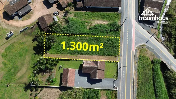 Terreno à venda, 1300 m² por R$ 495.000,00 - Wunderwald - Pomerode/SC