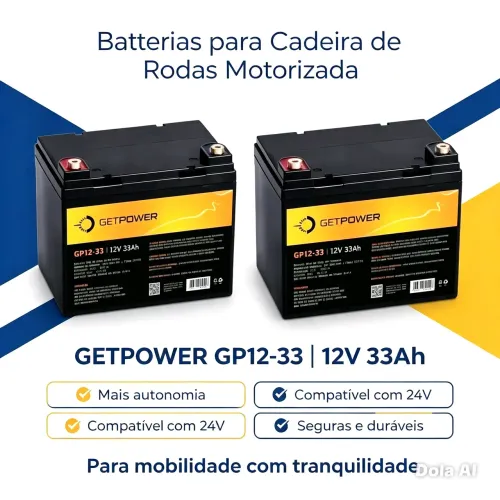 Bateria para cadeira motorizada