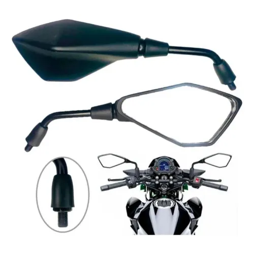Par de Retrovisor modelo Z400 (Rosca Honda)