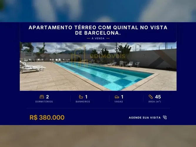 Apartamento no Maringá: ideal para famílias, com quintal e lazer completo!