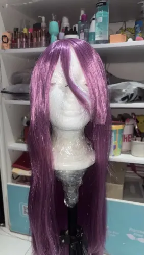 peruca roxa cosplay (Rize Kamishiro)