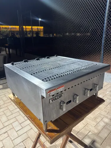 Chapa Char Broiler Vulcan a Gás - Churrasqueira a Gás
