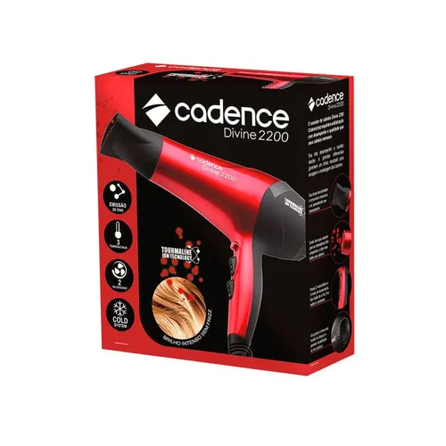 Secador de cabelos Cadence Rogue Style Bivolt 1000W