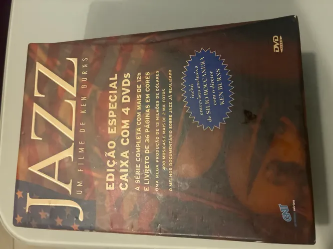 4 Dvd Box Jazz Um Filme de Ken Burns original