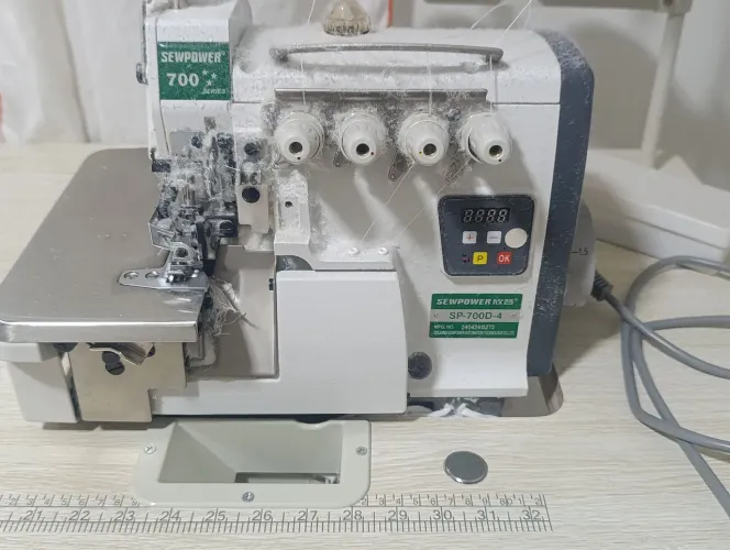 Máquina de costura overloque ponto cadeia marca Sewpowerr