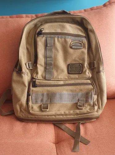 Mochila nova de Lona muito boa qualidade