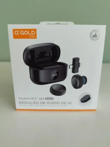 Microfone A'gold Mcf-38a Profissional Para Gravação