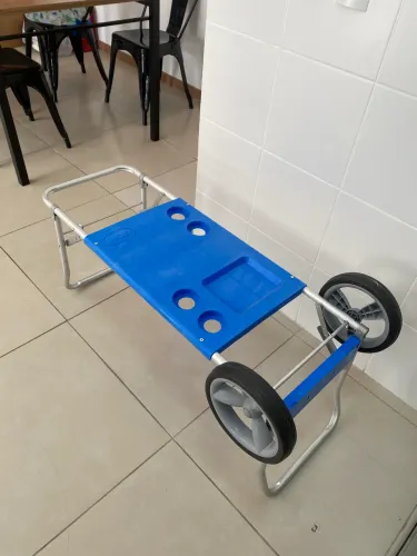 Carrinho de Praia + Caixa Térmica 26L MOR