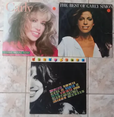 Carly Simon-3 LPs(pacote)