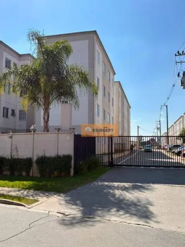 Apartamento com 2 dormitórios para alugar, 48 m² por R$ 2.113,84/mês - Caxangá - Suzano/SP
