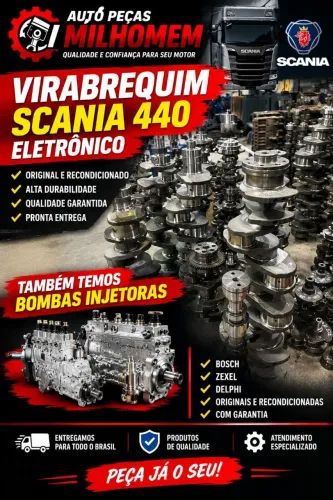 VIRABREQUIM SCANIA 440 ELETRÔNICO