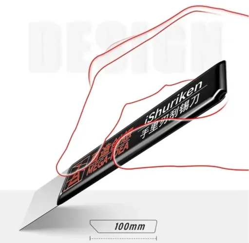 Espátula Mega-idea Ishuriken Raspador Plano De Lata De Reballing Bga (99995.9905 zap)