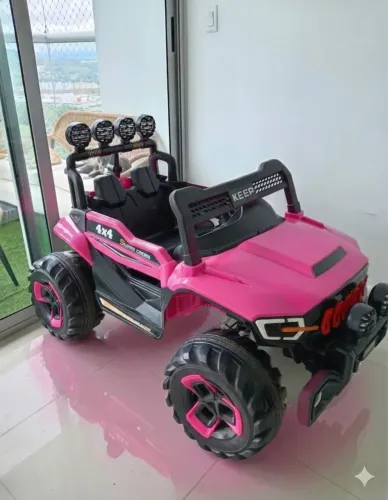 JEEP ELÉTRICO INFANTIL GIGANTE OFF-ROAD 4X4 12v Lacrado NOVO