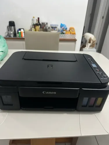 Impressora Canon precisando de manutenção