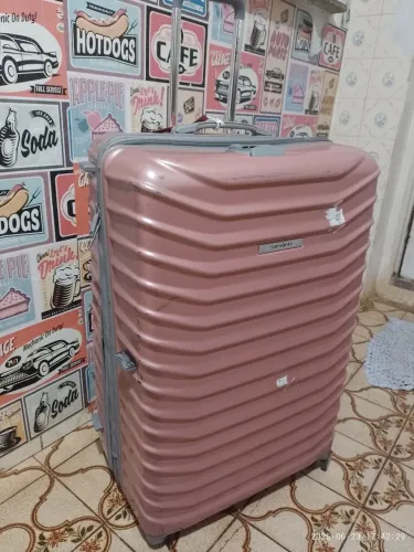 Mala de Viagem Samsonite Extra Grande Cor-de-Rosa